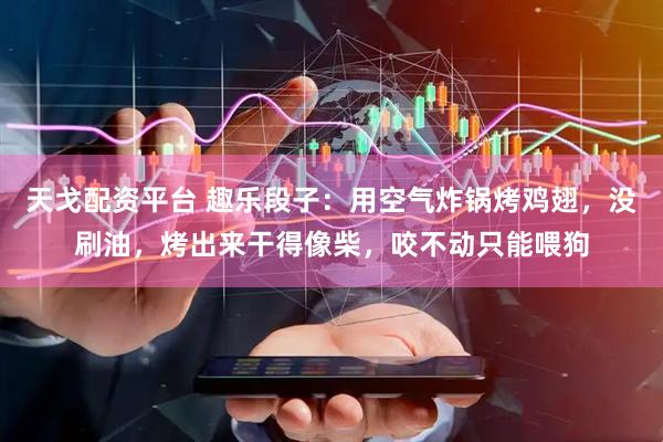 天戈配资平台 趣乐段子：用空气炸锅烤鸡翅，没刷油，烤出来干得像柴，咬不动只能喂狗