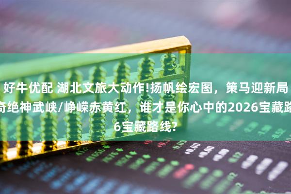 好牛优配 湖北文旅大动作!扬帆绘宏图，策马迎新局——奇绝神武峡/峥嵘赤黄红，谁才是你心中的2026宝藏路线?