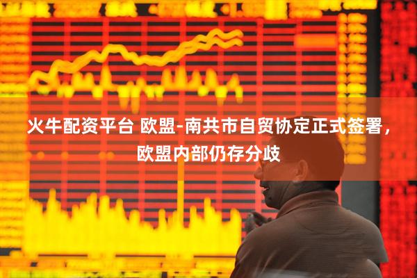 火牛配资平台 欧盟-南共市自贸协定正式签署，欧盟内部仍存分歧
